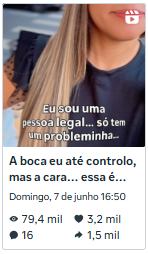 Reel A boca eu até controlo — 79,4 mil visualizações